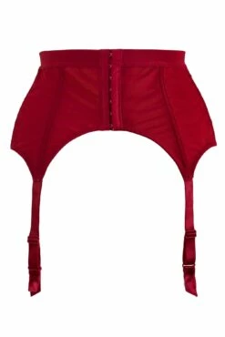 Dark Romance Deep Suspender - Red/Black -POUR MOI Sales 270889 20221111165400