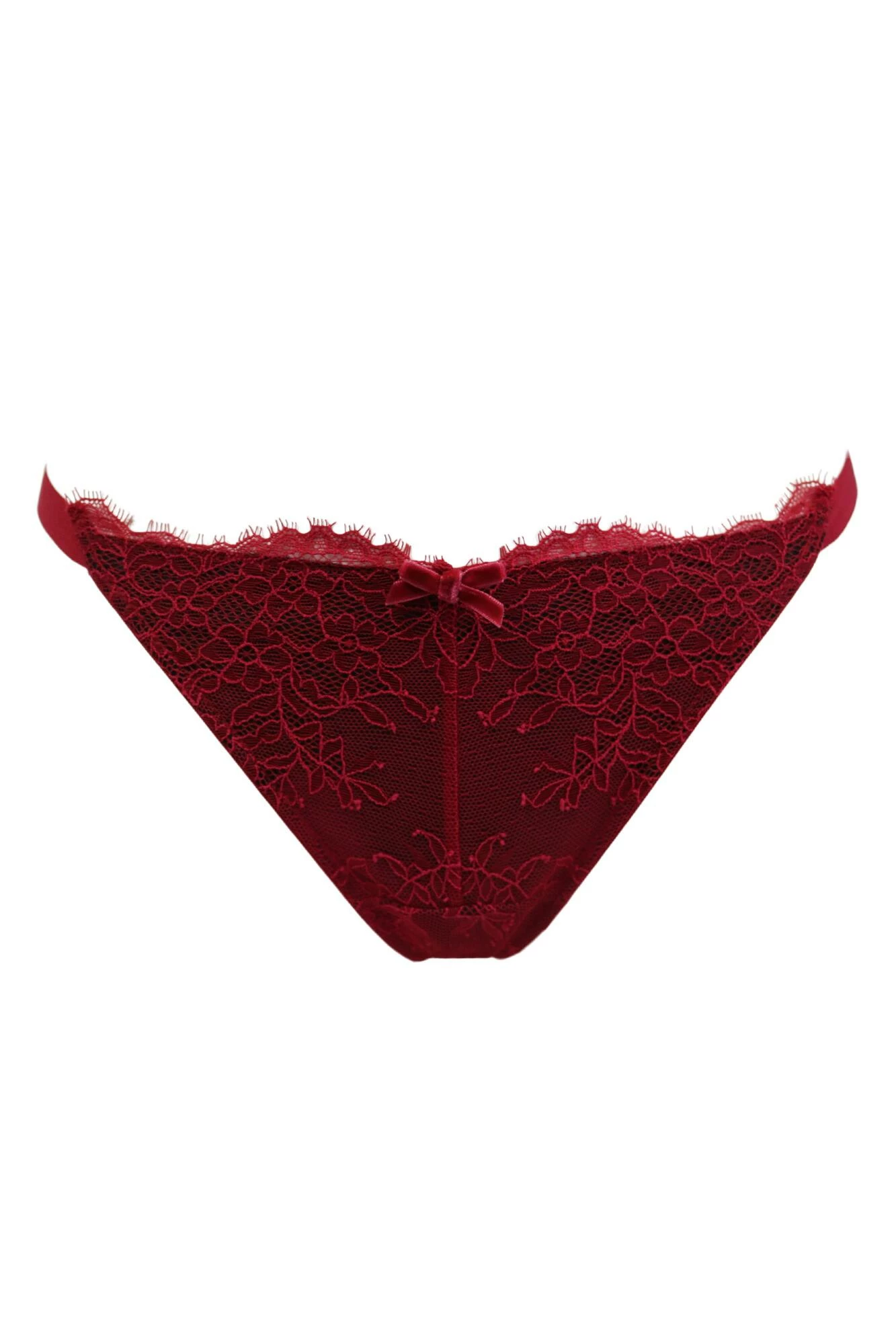 Dark Romance Thong - Red/Black 4 Dark Romance Thong - Red/Black - Image 4