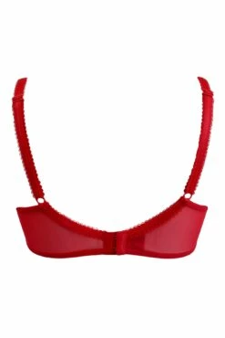 Gigi Padded Balconette Bra - Red/Pink -POUR MOI Sales 271675 20211214091900