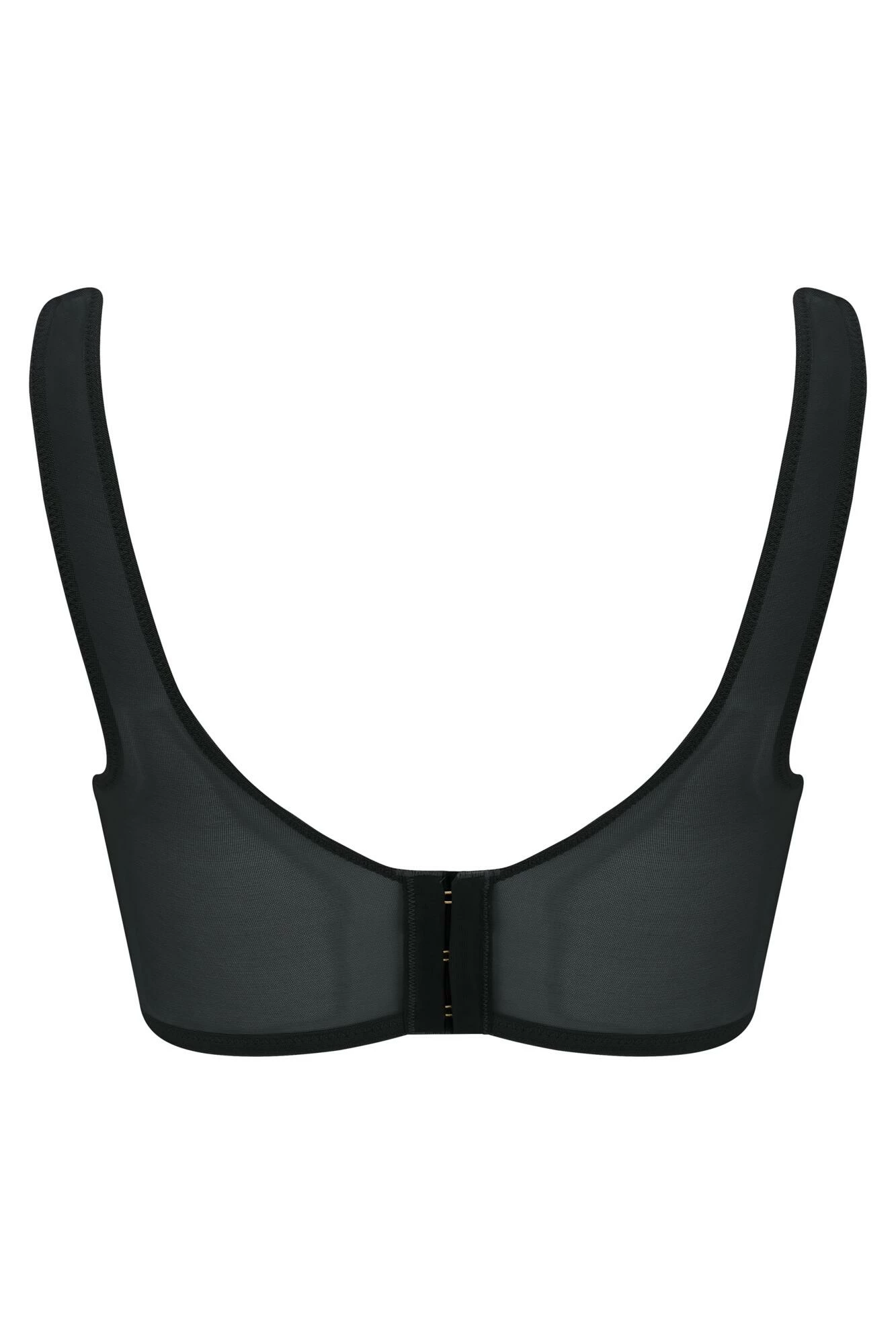 Milan DD+ Non Wired Bralette - Black 6 Milan DD+ Non Wired Bralette - Black - Image 6