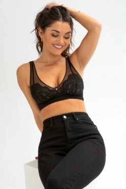 Milan DD+ Non Wired Bralette - Black 9 Milan DD+ Non Wired Bralette - Black -POUR MOI Sales 272064 20211214122800