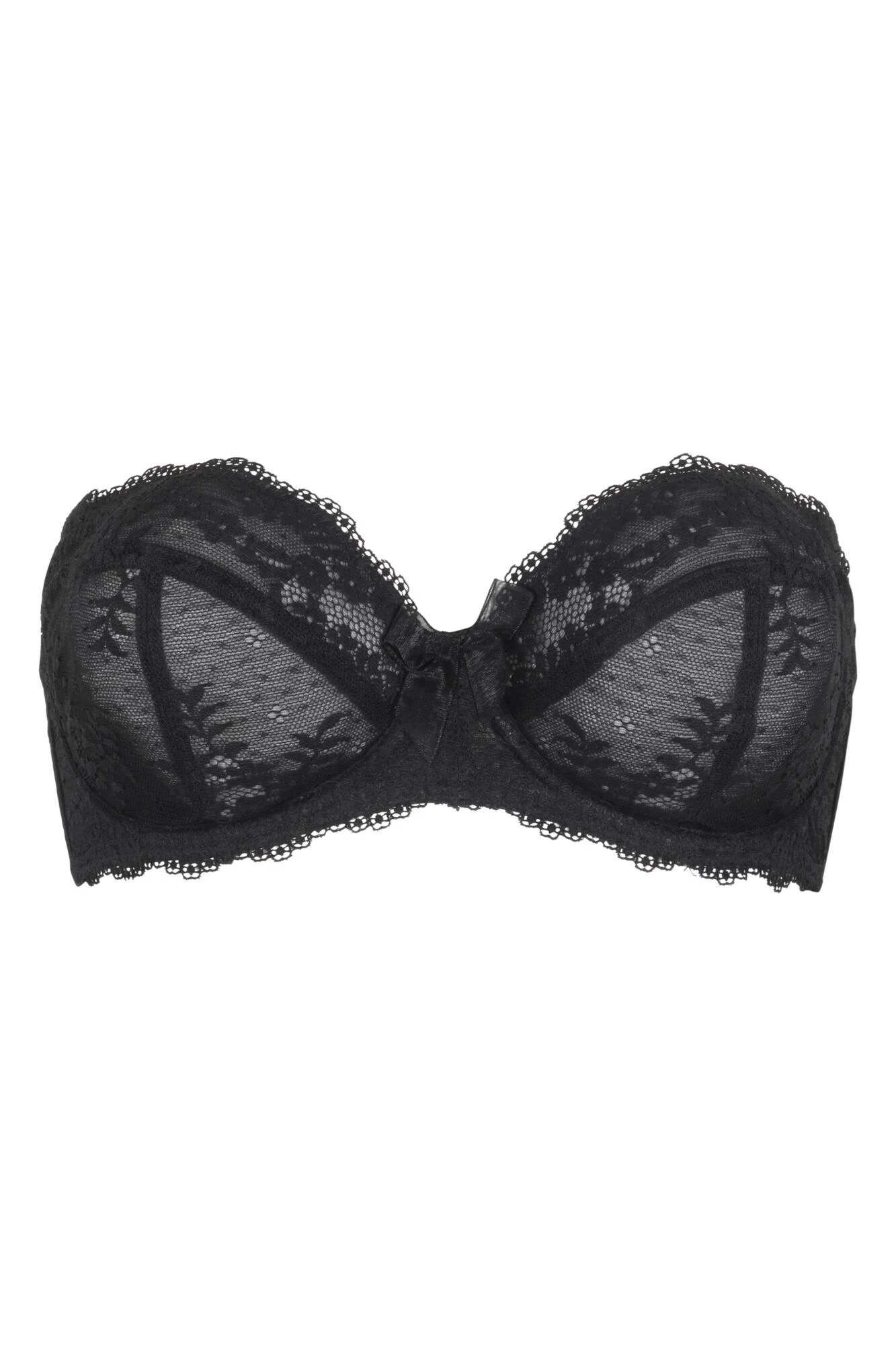 Flora Strapless Underwired Bra - Black 5 Flora Strapless Underwired Bra - Black - Image 5