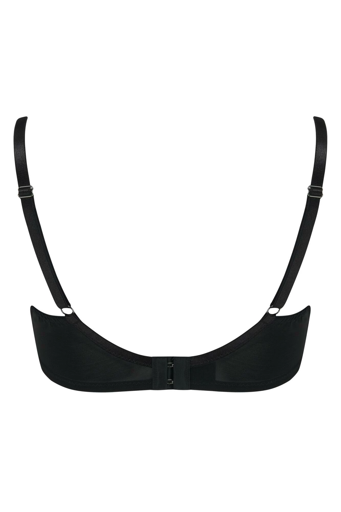 Obsessed Underwired Half Padded Bra - Black 6 Obsessed Underwired Half Padded Bra - Black - Image 6