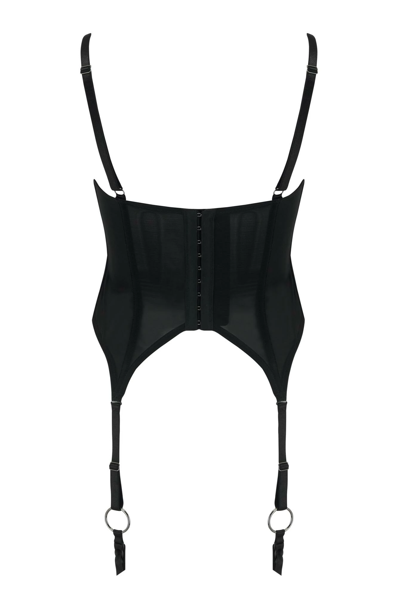 Obsessed Non Padded Underwired Basque - Black 5 Obsessed Non Padded Underwired Basque - Black - Image 5