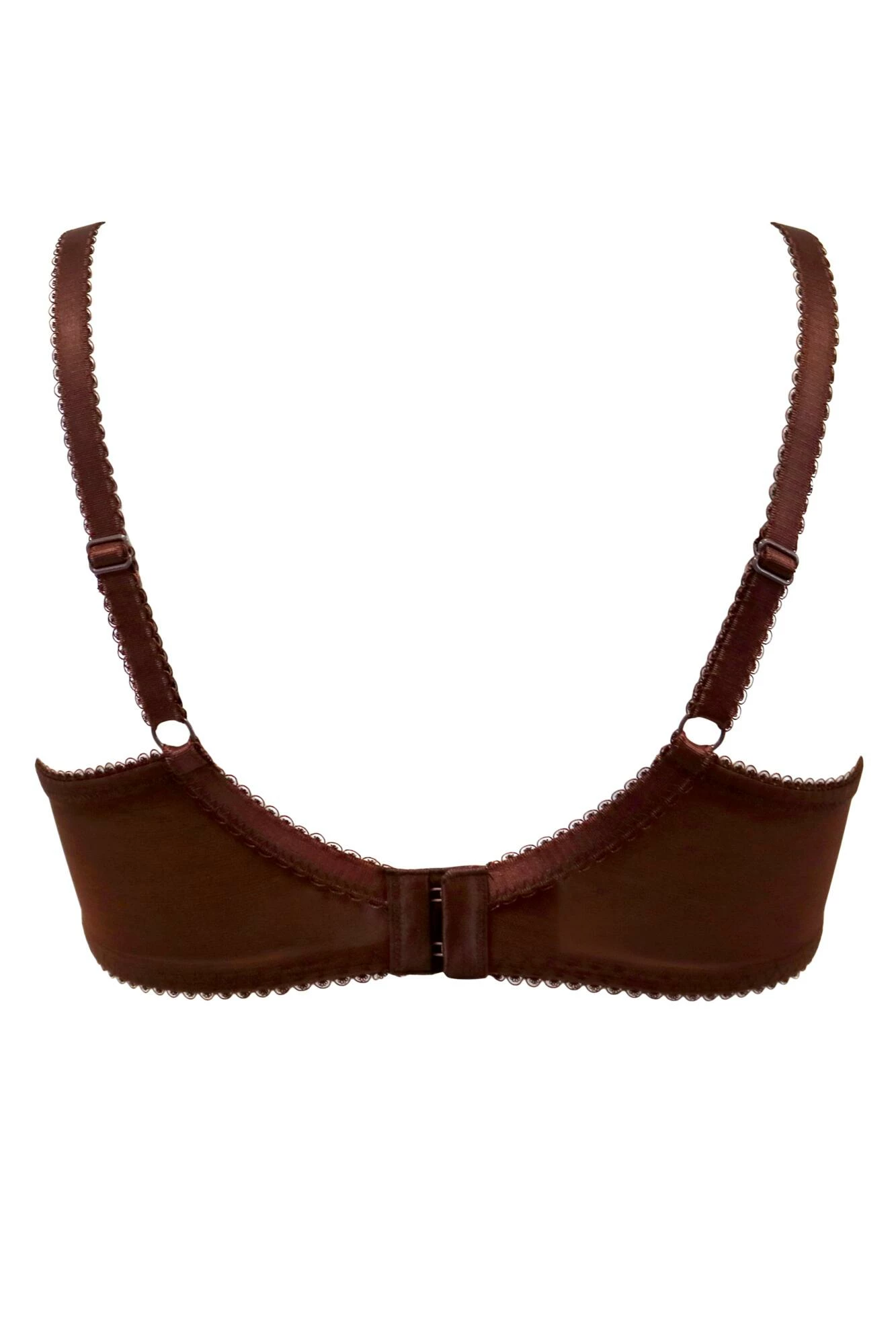 Flora Lightly Padded Underwired Bra - Chocolate 6 Flora Lightly Padded Underwired Bra - Chocolate - Image 6