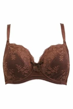 Flora Underwired Bra - Chocolate -POUR MOI Sales 279514 20230608165200