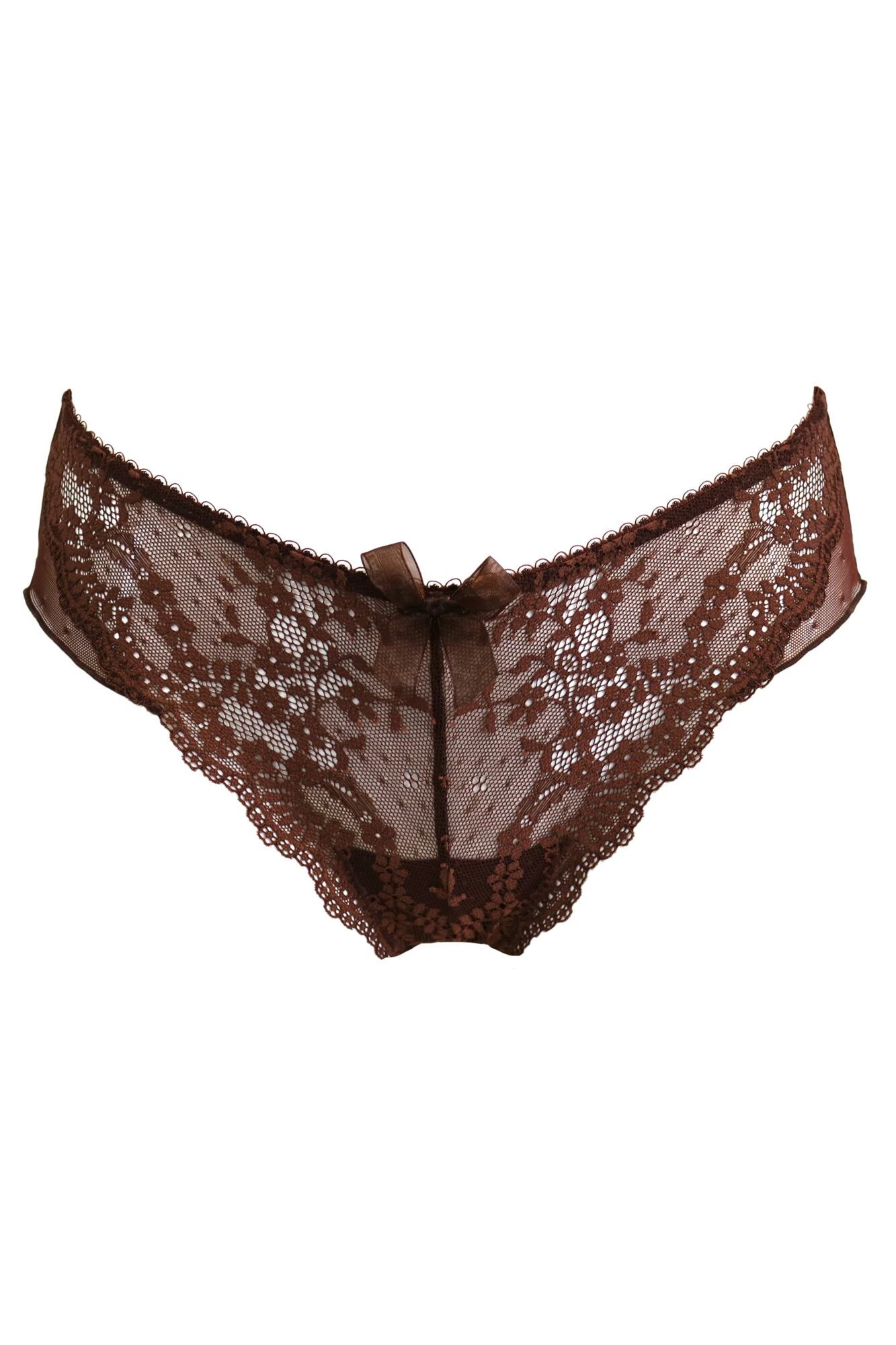 Flora Brazilian Brief - Chocolate 4 Flora Brazilian Brief - Chocolate - Image 4