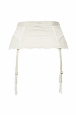 Divine Front Fastening Deep Suspender - Ivory -POUR MOI Sales 280444 20230504123400