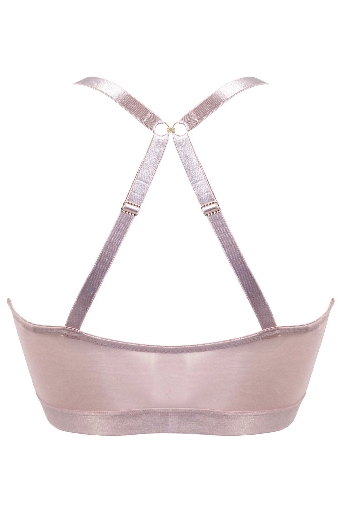 India Front Fastening Underwired Bralette - Rose Gold 7 India Front Fastening Underwired Bralette - Rose Gold - Image 7