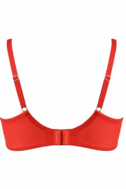 India Eyelash Lace Underwired Bra - Orange -POUR MOI Sales 281051 20220928165300