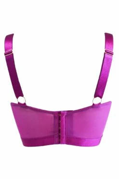 India Embroidery Underwired Bustier - Orchid -POUR MOI Sales 281105 20221122120500