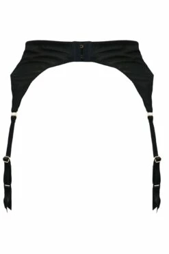 India Lace And Mesh Suspender - Black -POUR MOI Sales 281140 20220330153200