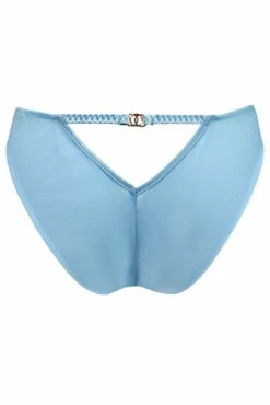 India Satin Brazilian Brief - Powder Blue -POUR MOI Sales 283499 20220512155000