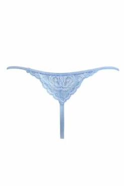 Opulence Thong - Powder Blue/Cream -POUR MOI Sales 284127 20220426125000
