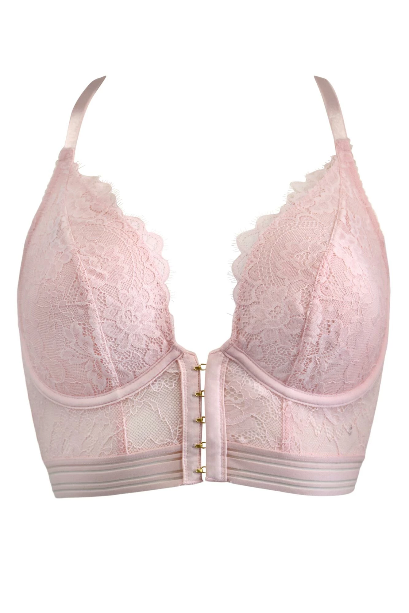Revolution Front Fastening Underwired Bralette - Soft Pink 4 Revolution Front Fastening Underwired Bralette - Soft Pink - Image 4