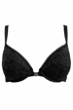 Reflection Front Fastening Padded Bra - Black 13 Reflection Front Fastening Padded Bra - Black -POUR MOI Sales 285311 20221018160500