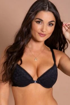 Reflection Front Fastening Padded Bra - Black 11 Reflection Front Fastening Padded Bra - Black -POUR MOI Sales 285314 20221018160500