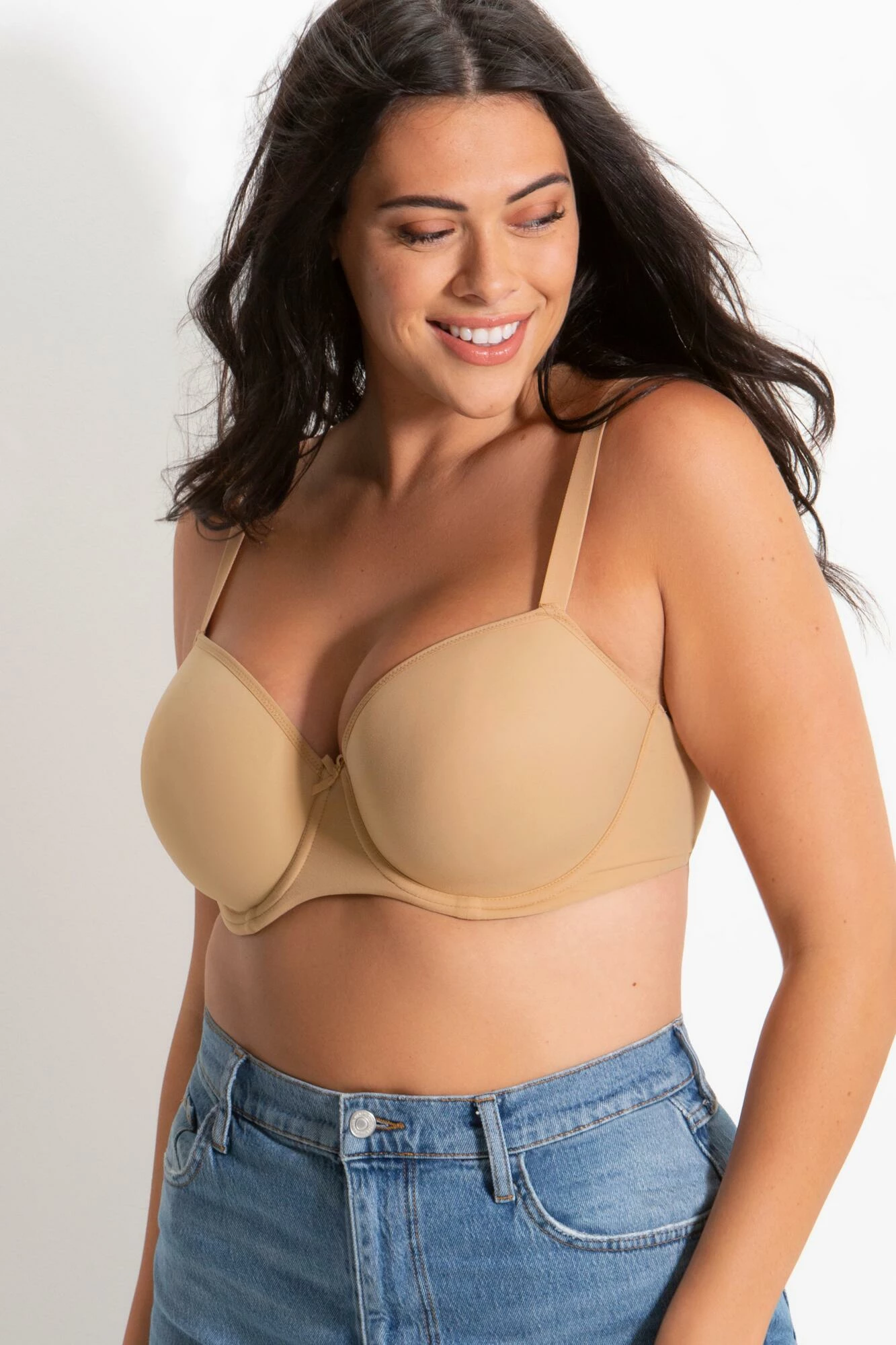 Definitions Balcony T Shirt Bra - Caramel 1 Definitions Balcony T Shirt Bra - Caramel