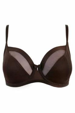Viva Luxe Underwired Bra - Chocolate -POUR MOI Sales 286688 20230502094500