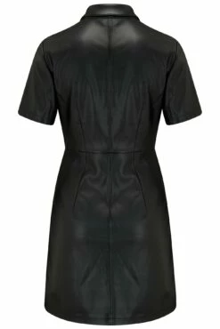 Ella Faux Leather Zip Through Mini Dress - Black 13 Ella Faux Leather Zip Through Mini Dress - Black -POUR MOI Sales 291833 20220817093400