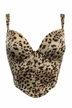 Couture Padded Bustier - Leopard -POUR MOI Sales 292895 20230530094200