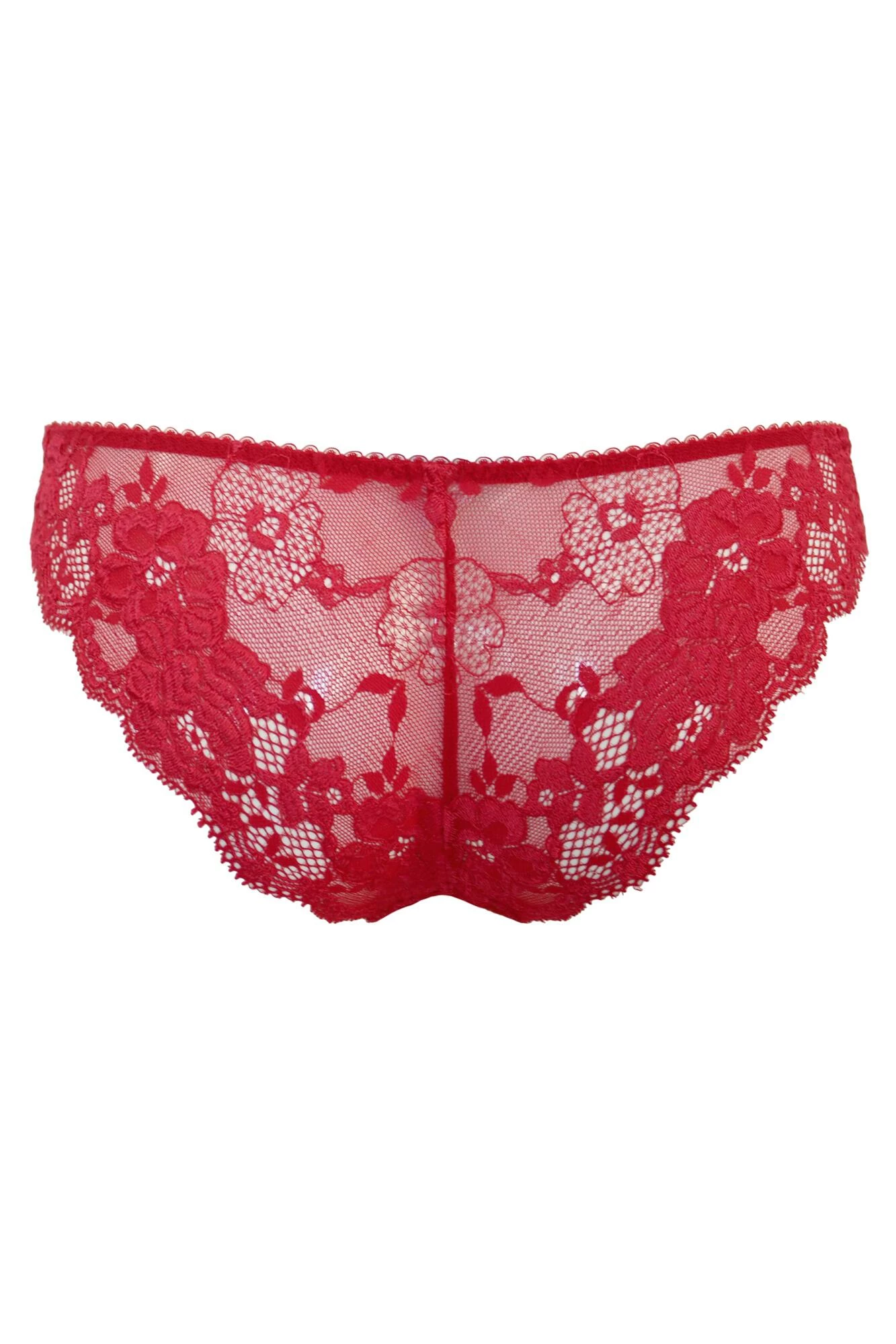 Amour Brazilian Brief - Red/Cherry 6 Amour Brazilian Brief - Red/Cherry - Image 6