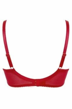 Amour Padded Balconette Bra - Red/Cherry -POUR MOI Sales 296364 20221011130600