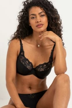 Flamenco Full Cup Bra - Black -POUR MOI Sales 296605 20230525163900