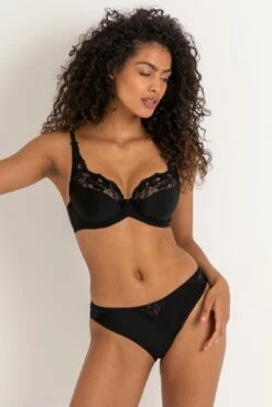 Flamenco Full Cup Bra - Black -POUR MOI Sales 296606 20230525163900
