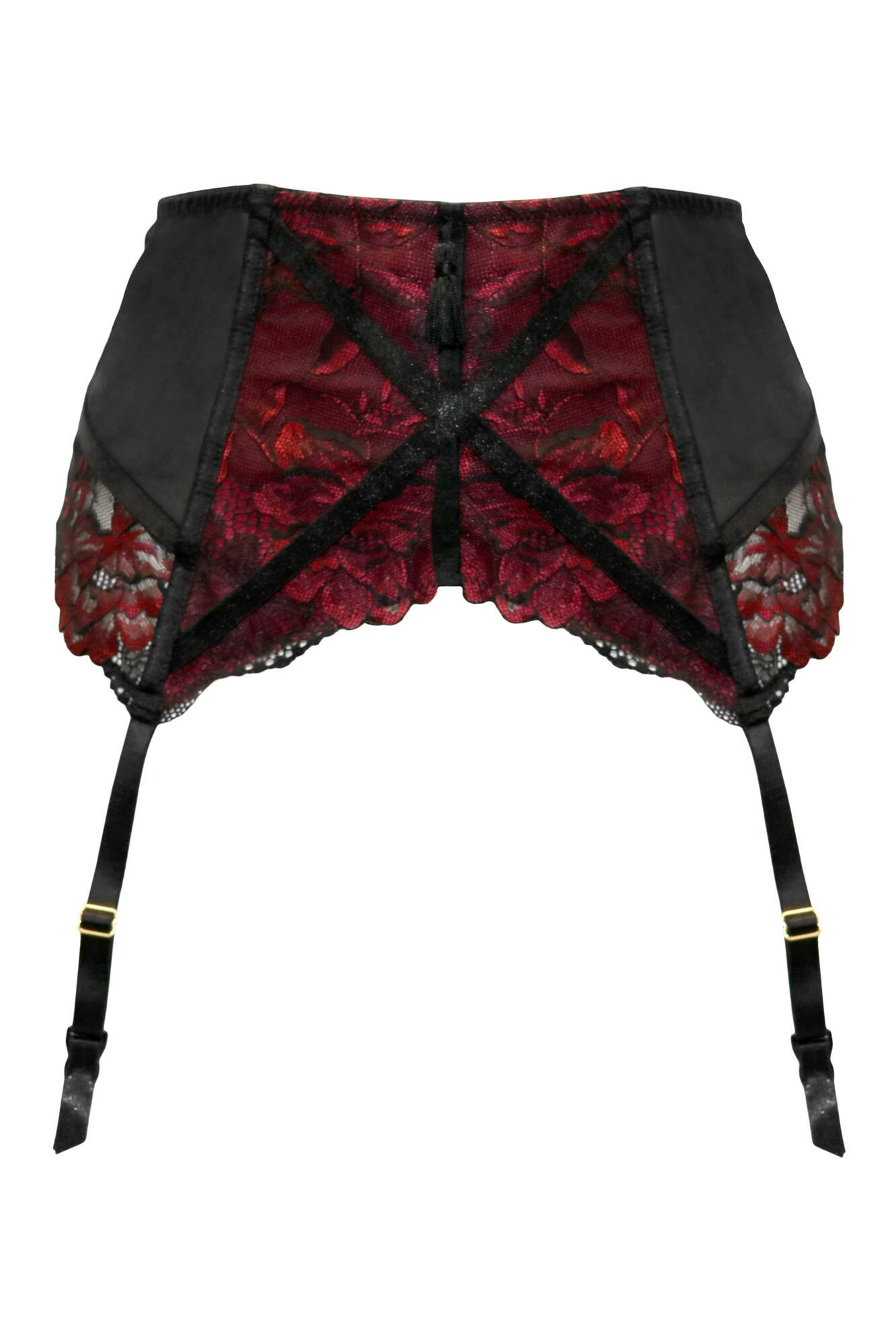 After Hours Deep Suspender - Red/Black 4 After Hours Deep Suspender - Red/Black - Image 4