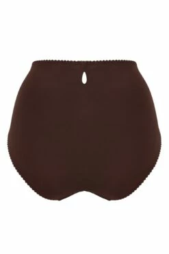 St Tropez Full Cup Deep Brief Set - Chocolate/Red -POUR MOI Sales 298484 20221013132100