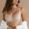 Aura Side Support Underwired Bra - Almond