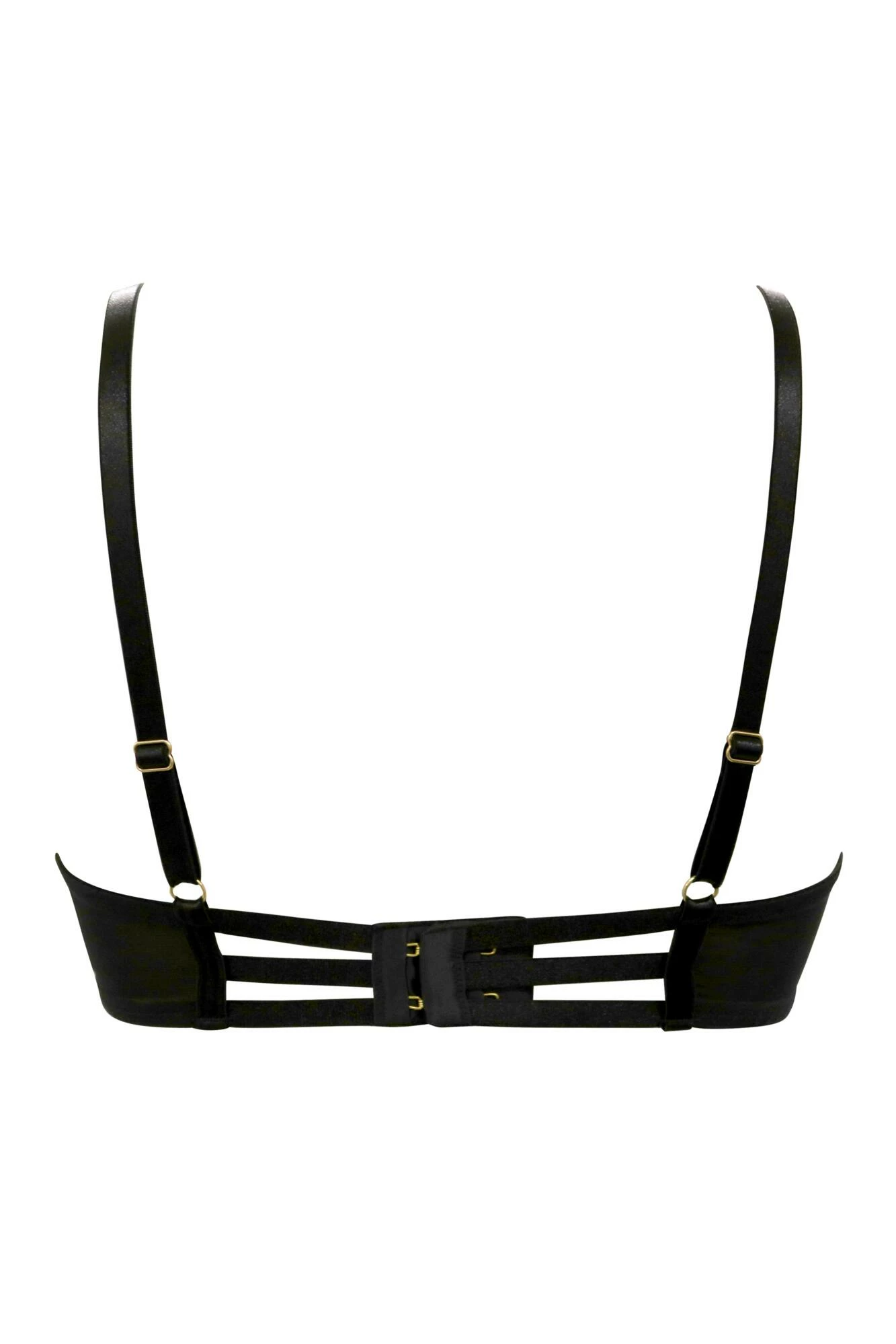 India Bold Embroidery Non-Padded Bra - Black 5 India Bold Embroidery Non-Padded Bra - Black - Image 5