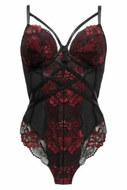 After Hours Underwired Body Set - Red/Black -POUR MOI Sales 300680 20221116115000