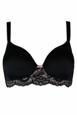 Opulence T Shirt Non Wired Bra Bundle - Black Pink And White -POUR MOI Sales 300874 20221118133800
