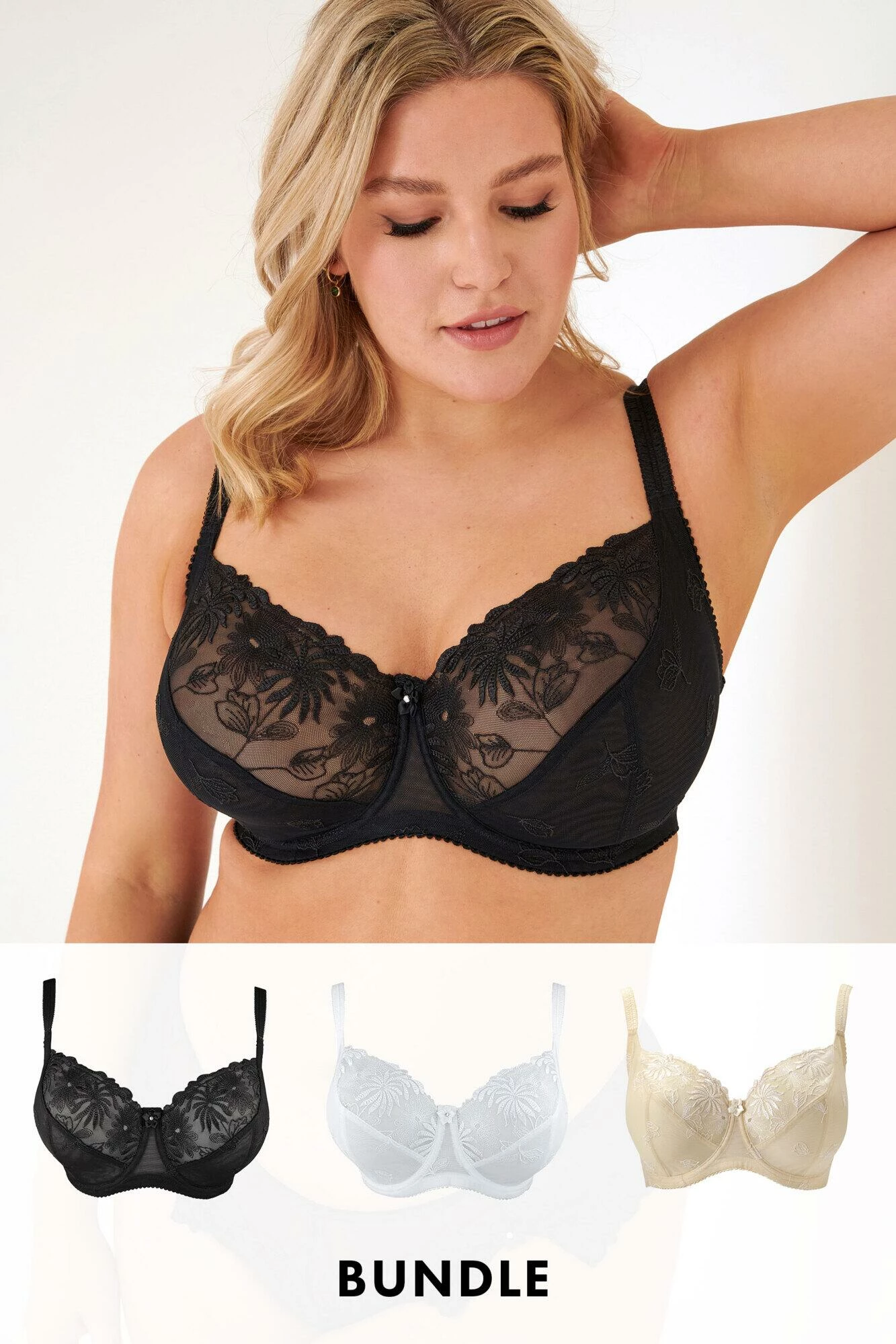 St Tropez Full Cup Core Bundle - Black White And Oyster 1 St Tropez Full Cup Core Bundle - Black White And Oyster