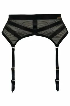 India Sheer And Opaque Suspender - Black 12 India Sheer And Opaque Suspender - Black -POUR MOI Sales 300944 20221121153800