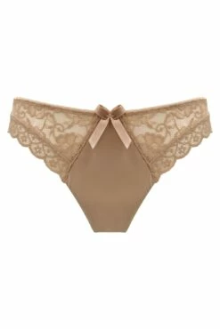 Rebel Brazilian Brief - Almond -POUR MOI Sales 303219 20221213141100