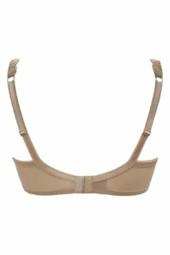Rebel Padded Plunge Bra - Almond -POUR MOI Sales 303220 20221213141200