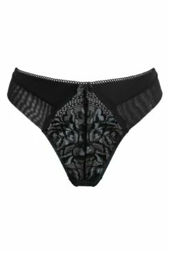 Ooo La La Thong - Black/Slate -POUR MOI Sales 306826 20230110163600
