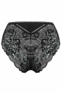 Ooo La La High-Waist Brazilian - Black/Slate -POUR MOI Sales 306854 20230111120700