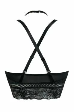 Ooo La La Front Fastening Bralette - Black/Slate 16 Ooo La La Front Fastening Bralette - Black/Slate -POUR MOI Sales 307186 20230111130100