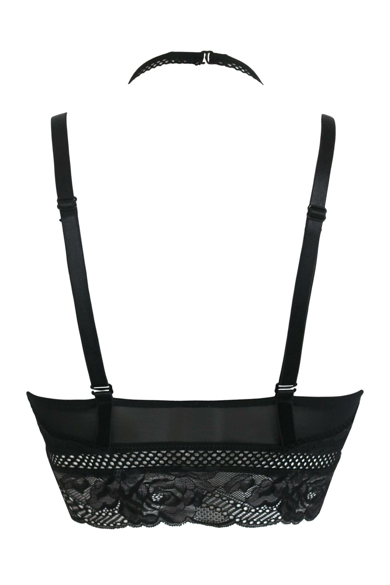 Ooo La La Front Fastening Bralette - Black/Slate 9 Ooo La La Front Fastening Bralette - Black/Slate - Image 9