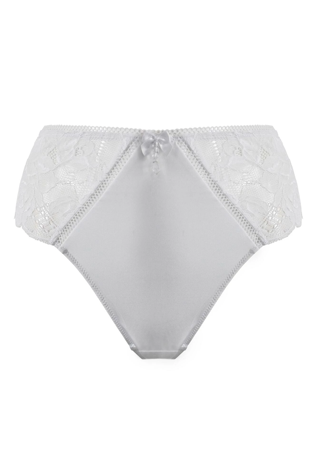Ooo La La High-Waist Brazilian - White 5 Ooo La La High-Waist Brazilian - White - Image 5