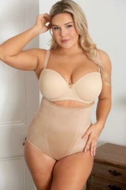 Hourglass Firm Control High Waist Brief - Caramel -POUR MOI Sales 314267 20230628094800