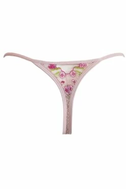 India Embroidery V-Shape Thong - Soft Pink 9 India Embroidery V-Shape Thong - Soft Pink -POUR MOI Sales 315355 20230426172300