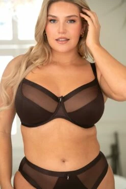 Viva Luxe Underwired Bra - Chocolate