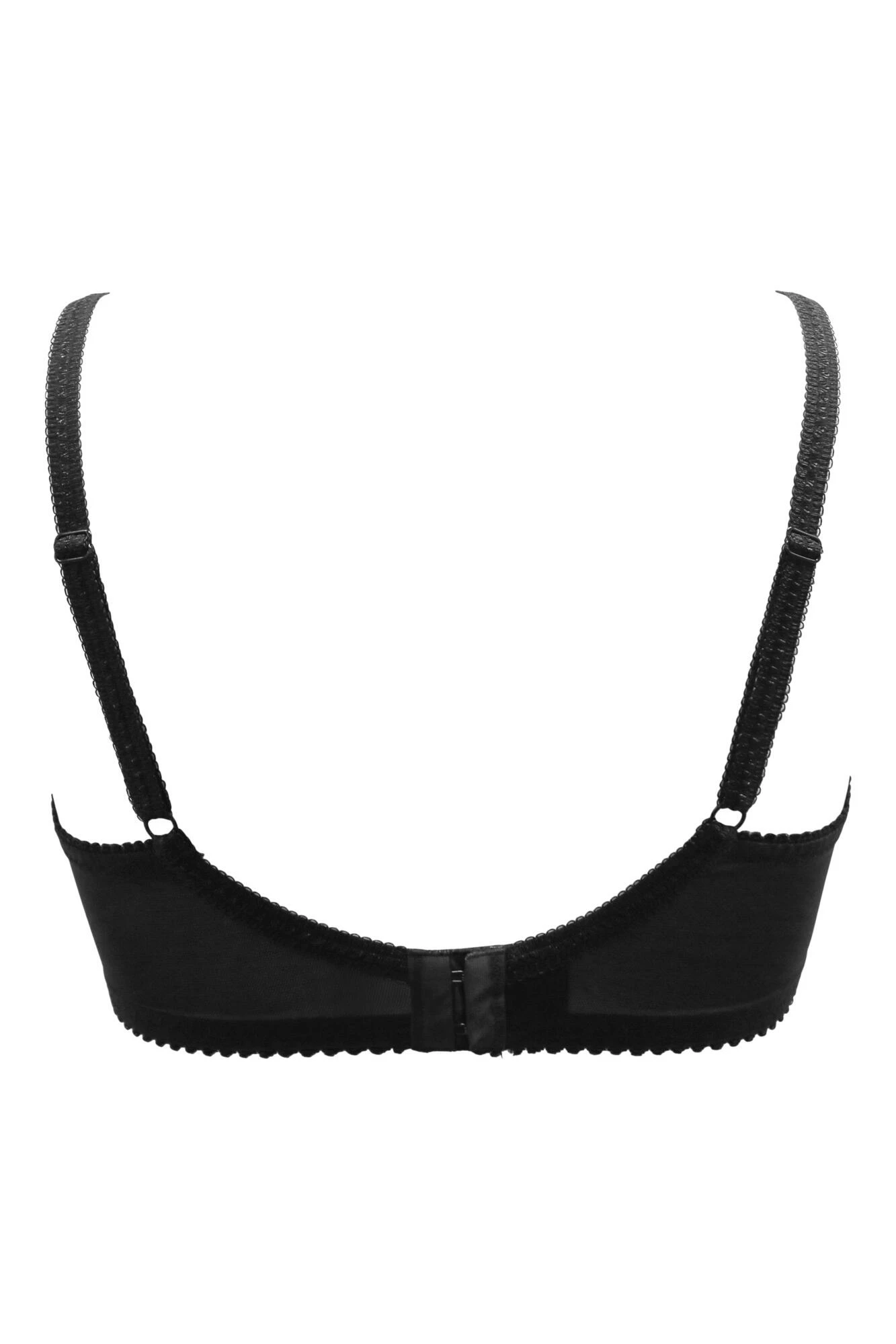 St Tropez Padded Balcony Bra - Black 5 St Tropez Padded Balcony Bra - Black - Image 5