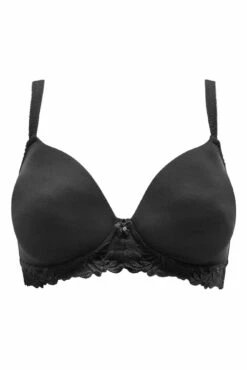 St Tropez Padded Non-Wired T-Shirt Bra - Black 8 St Tropez Padded Non-Wired T-Shirt Bra - Black -POUR MOI Sales 319011 20230721153900