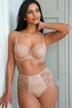 Rebel Underwired Side Support Bra - Almond 8 Rebel Underwired Side Support Bra - Almond -POUR MOI Sales 319072 20230725150600